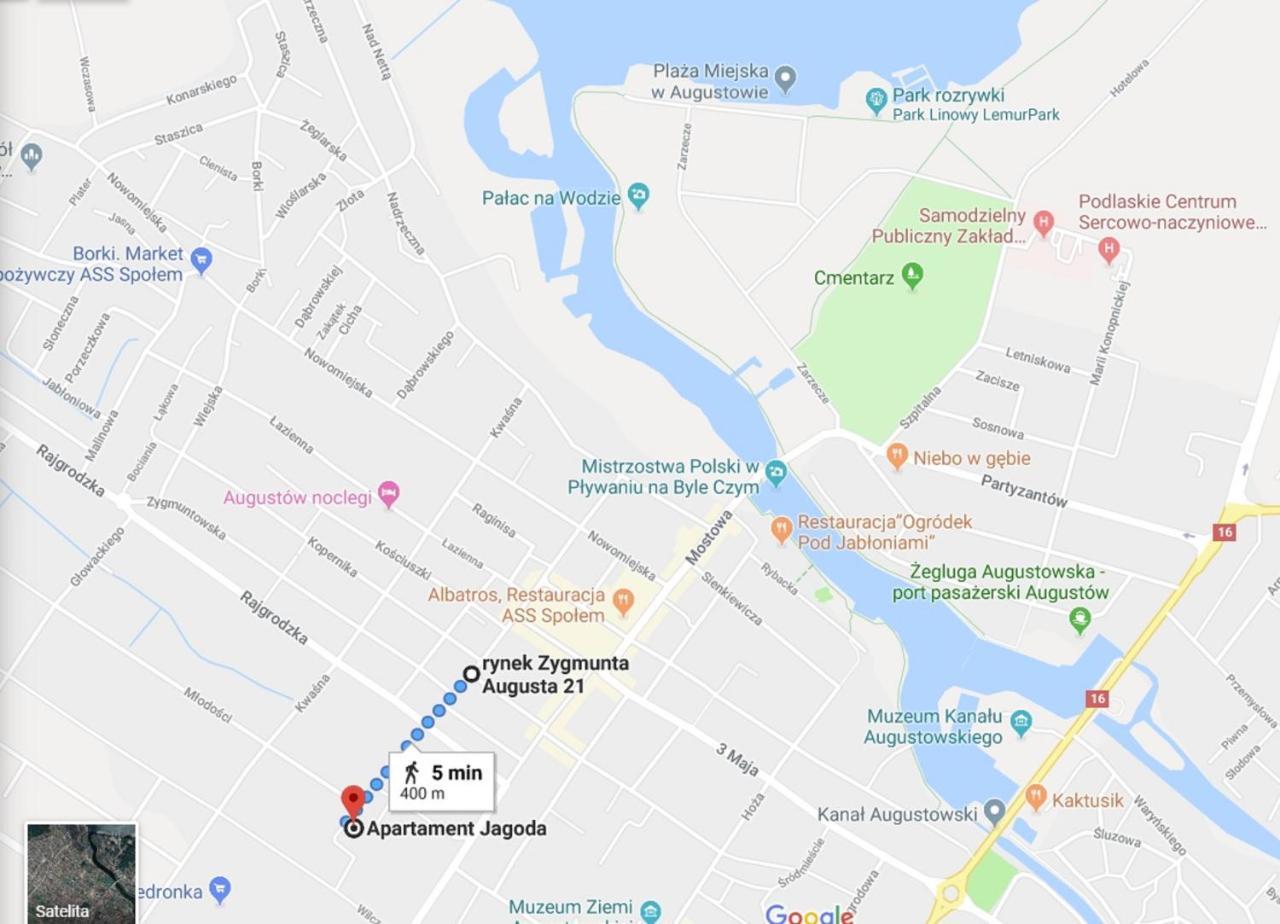 Apartament Jagoda Augustów Esterno foto